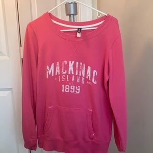 Mackinac island crewneck sweatshirt